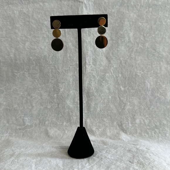 Unbranded Jewelry - Gold Three Disk Post Earrings